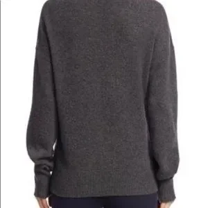 Theory drop shoulder cashmere turtleneck sweater online